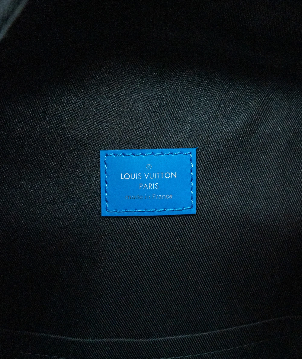 Louis Vuitton Blue/Black Limited Edition Damier Graphite Giant PM Josh Backpack