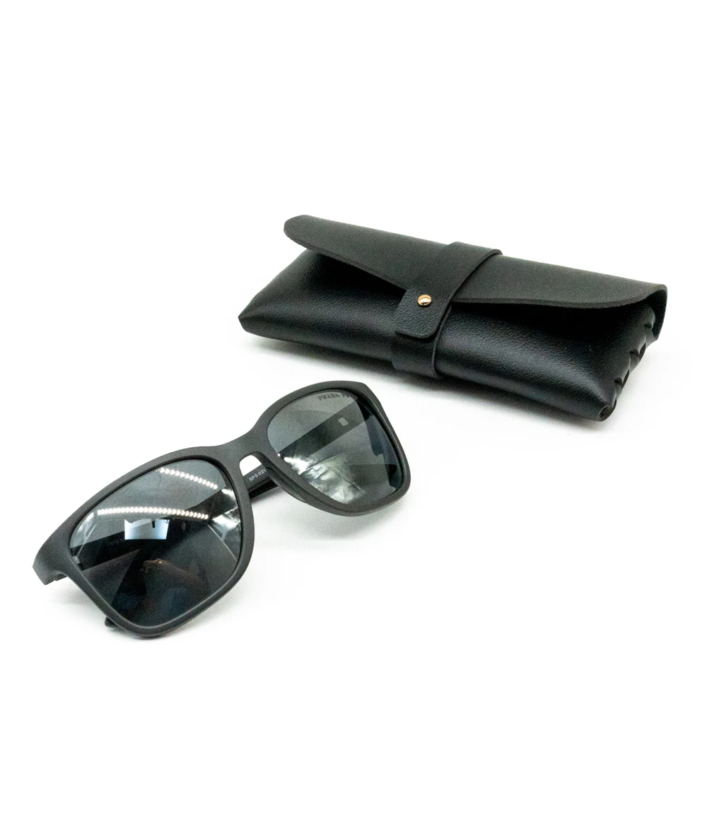 Prada Linea Rossa PS 02WS UFK-07H Mens Grey/Polarized Silver 57mm Sunglasses