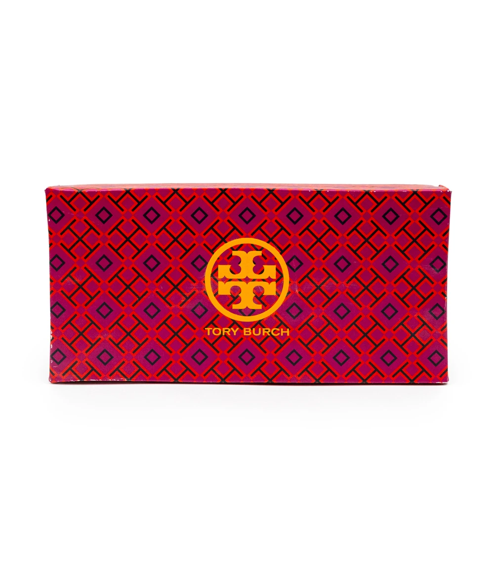 Tory Burch Size 37.5 Everly Raffia Block Sandal Slide