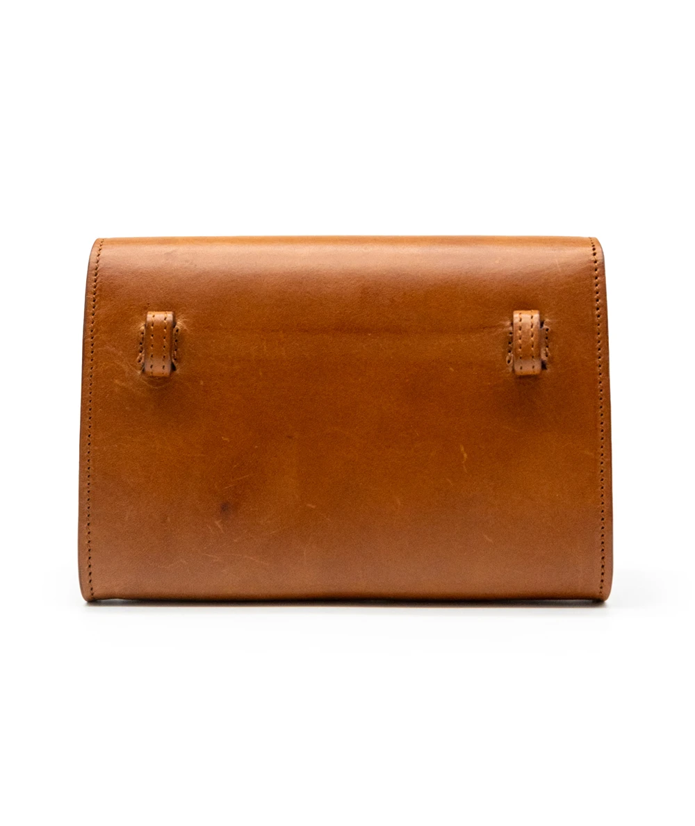 Saint Laurent Tan/Brown Leather Waist Bag