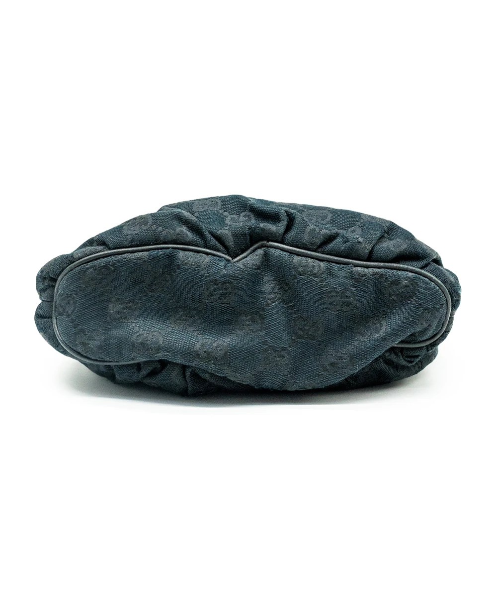 Gucci GG Canvas Web Accessory Pouch 224093 Black