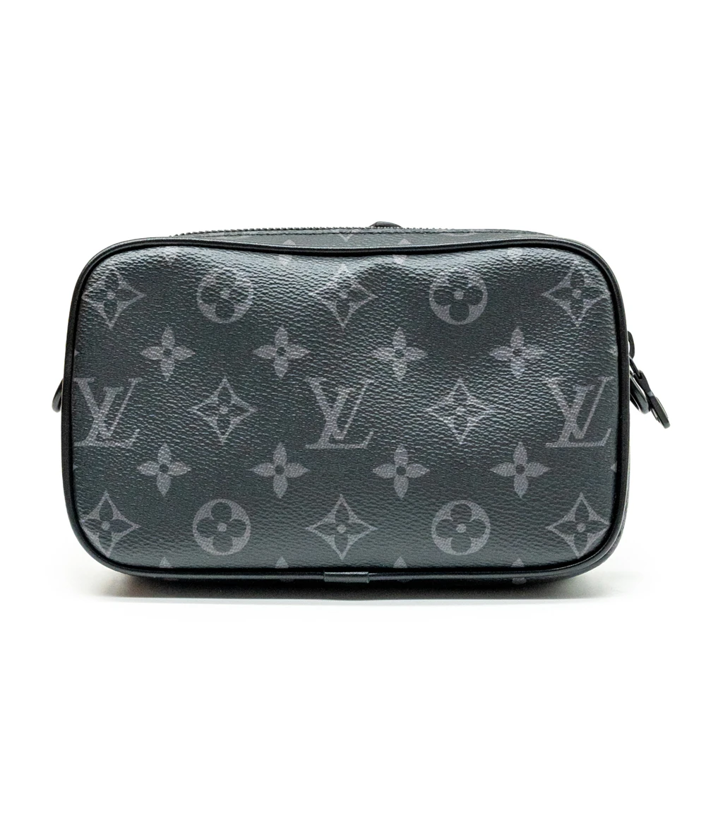 Louis Vuitton Alpha Wearable Wallet in Black Monogram Eclipse Canvas