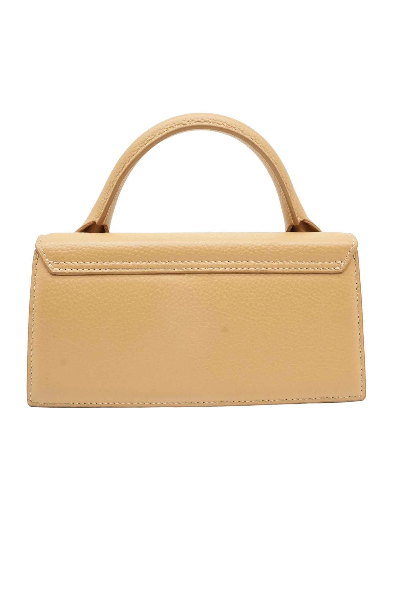 Jacquemus Le Chiquito Long Tote Bag In Beige Leather