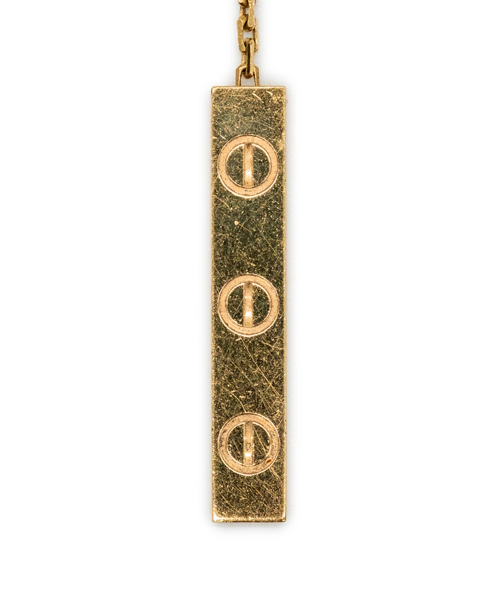 Cartier Love 18k Yellow Gold Lariat Necklace