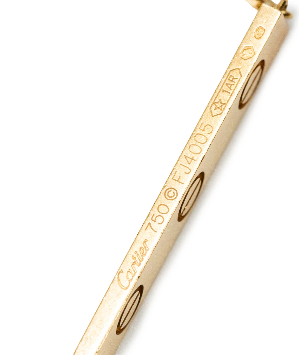 Cartier Love 18k Yellow Gold Lariat Necklace