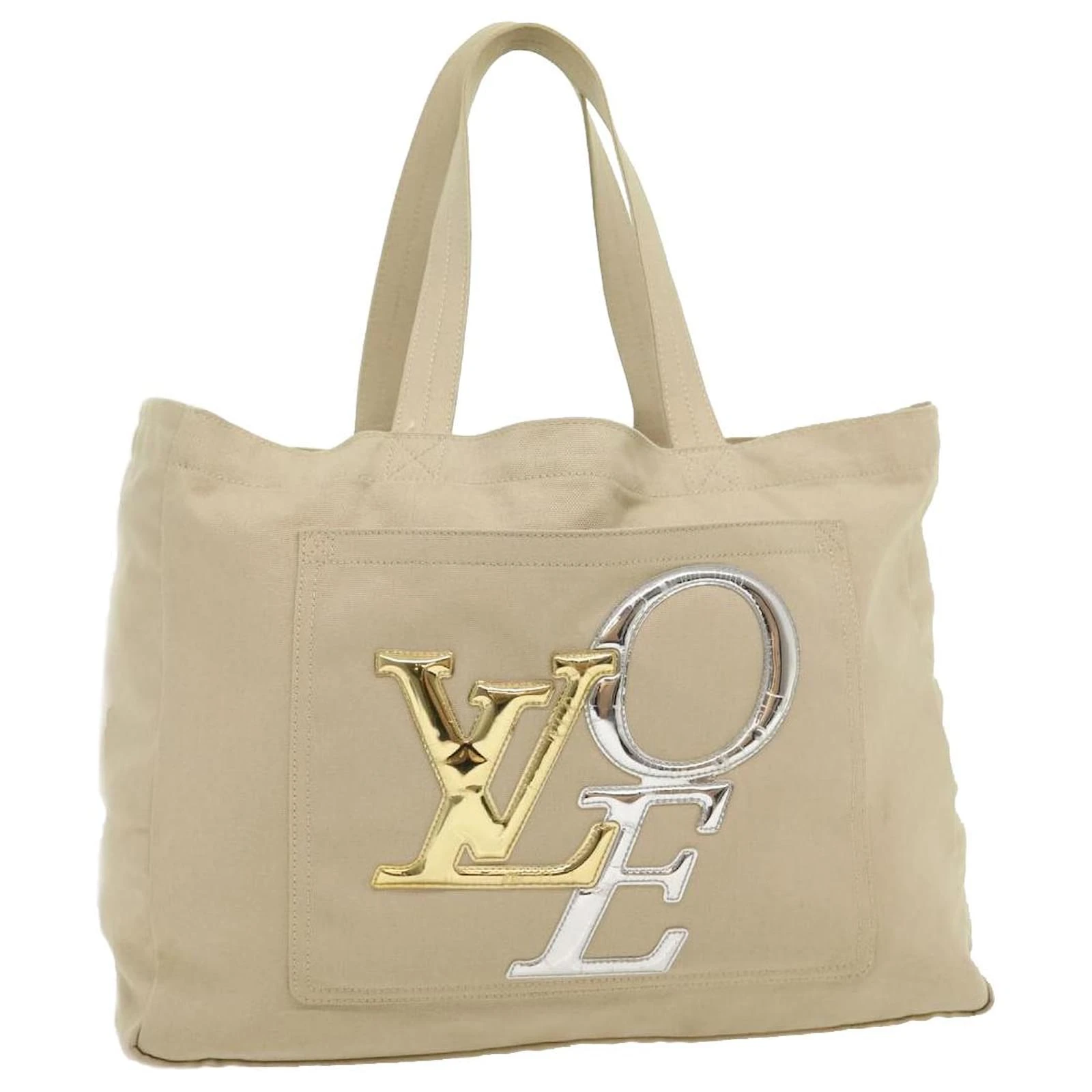 Louis Vuitton Thats Love LOVE Tote MM Shoulder Bag Tote