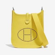 Hermes Evelyne Mini TPM Palladium Hardware U Stamp 2022 DB