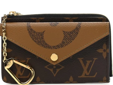 Louis Vuitton Monogram Zip Card Case DB/BO/EN