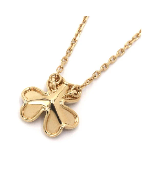 Van Cleef  Arpels Frivol Pendant Mini Necklace In 18k Yellow Gold