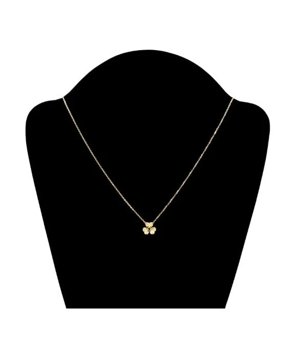 Van Cleef  Arpels Frivol Pendant Mini Necklace In 18k Yellow Gold