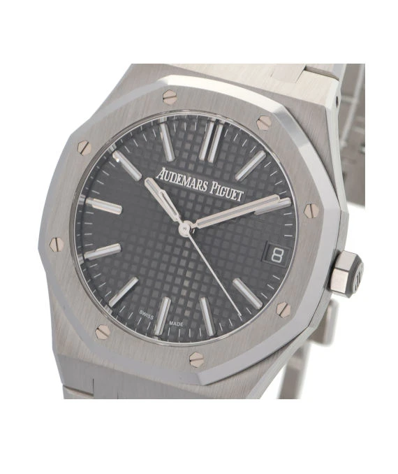 Audemars Piguet Royal OAK 50th Anniversary 15510ST.00.1320ST.05 Mens 41mm Watch Automatic Gray Dial Unused