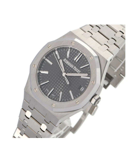 Audemars Piguet Royal OAK 50th Anniversary 15510ST.00.1320ST.05 Mens 41mm Watch Automatic Gray Dial Unused