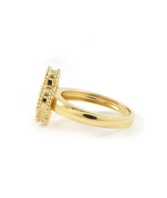 Van Cleef  Arpels Vintage Alhambra 18k Yellow Gold Ring