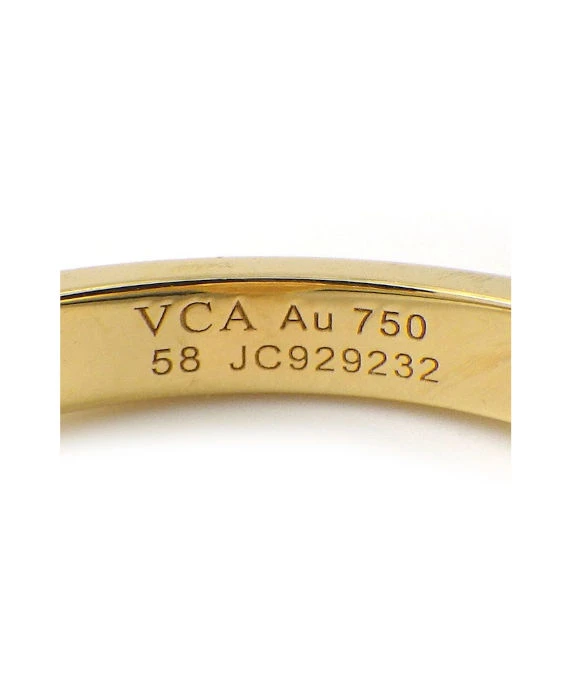 Van Cleef  Arpels Vintage Alhambra 18k Yellow Gold Ring