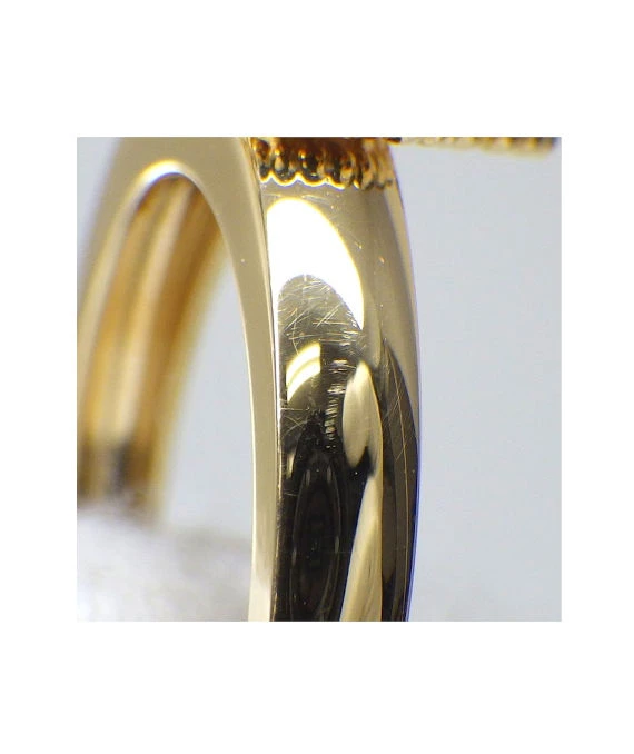 Van Cleef  Arpels Vintage Alhambra 18k Yellow Gold Ring