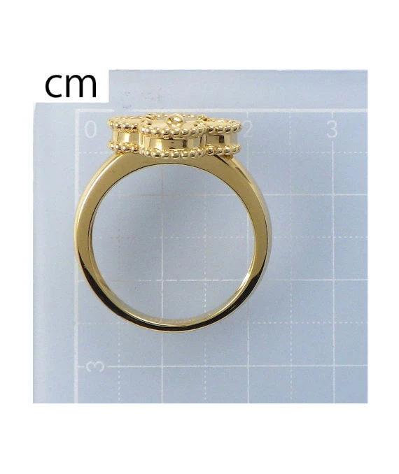 Van Cleef  Arpels Vintage Alhambra 18k Yellow Gold Ring