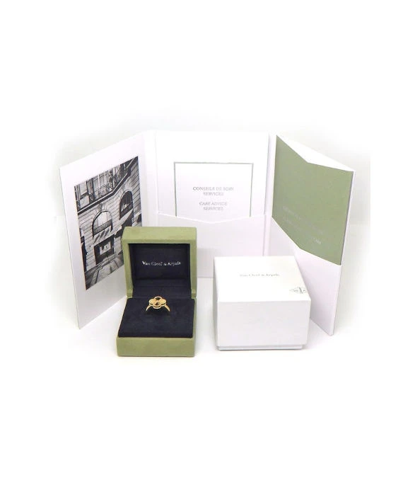 Van Cleef  Arpels Vintage Alhambra 18k Yellow Gold Ring