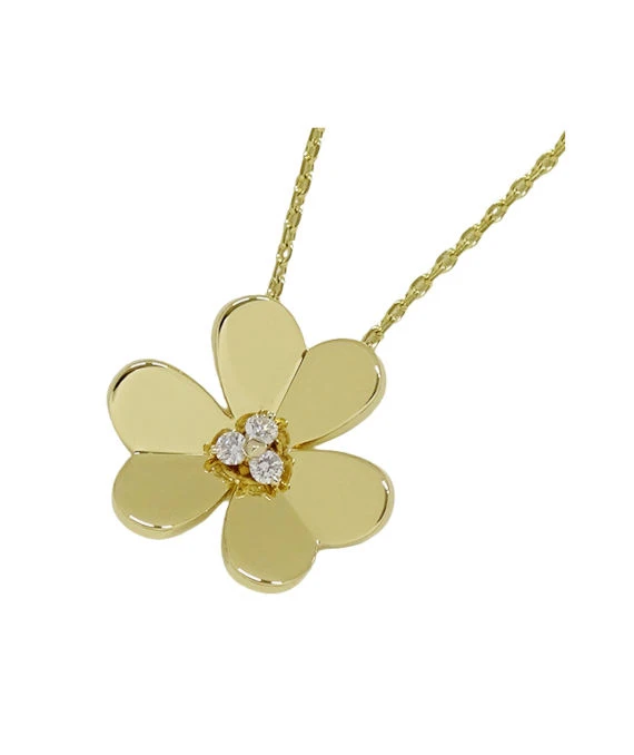 Van Cleef  Arpels Frivol Large 18k Yellow Gold and Diamond Necklace