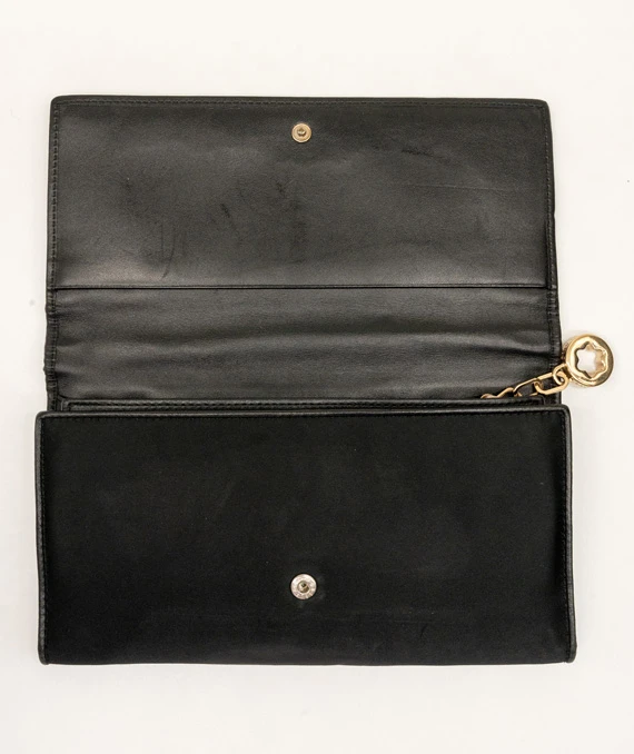 Montblanc Black Satin Starisma Dalila Continental Wallet