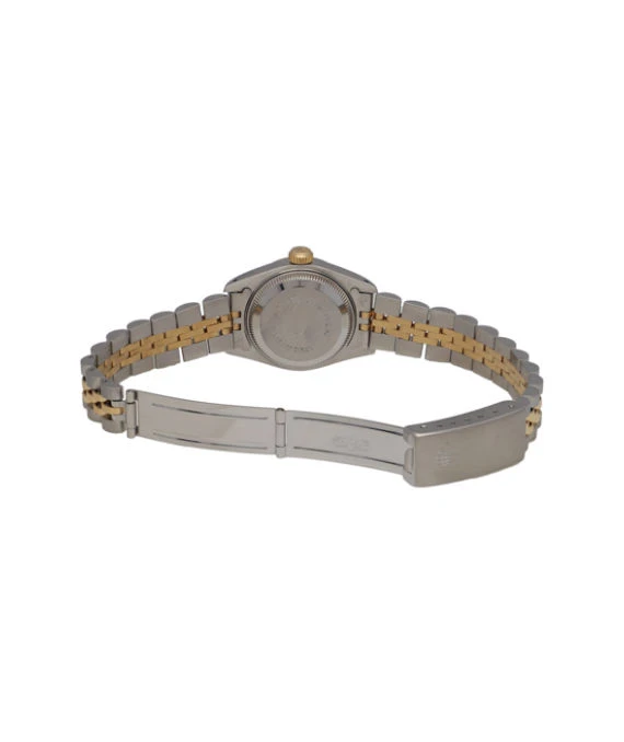 Rolex 69173G 26mm Datejust Yellow Gold Champagne Dial and Stainless-Steel mixed Bracelet Womens Watch