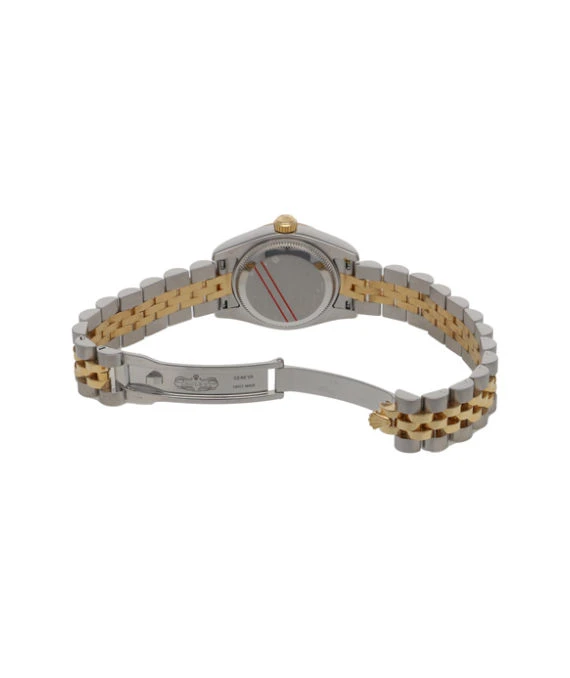 Rolex 179173G 26mm Datejust Silver Computer Dial with Yellow Gold and Stainless Steel mixed Bracelet Womens Watch