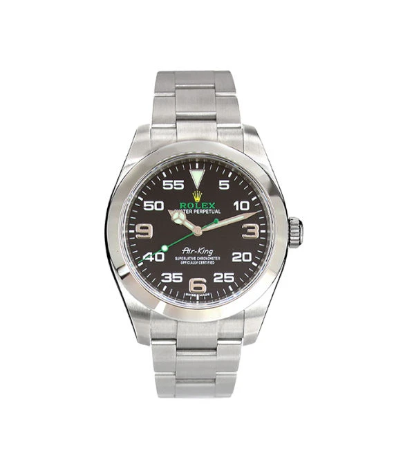 Rolex Air King 40mm Black Dial Stainless Steel Automatic Mens Watch