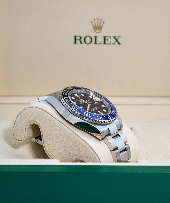 Rolex GMT master II Batman ref no 126710BLNR  stainless steel oyster bracelet Men’s wristwatch 40mm