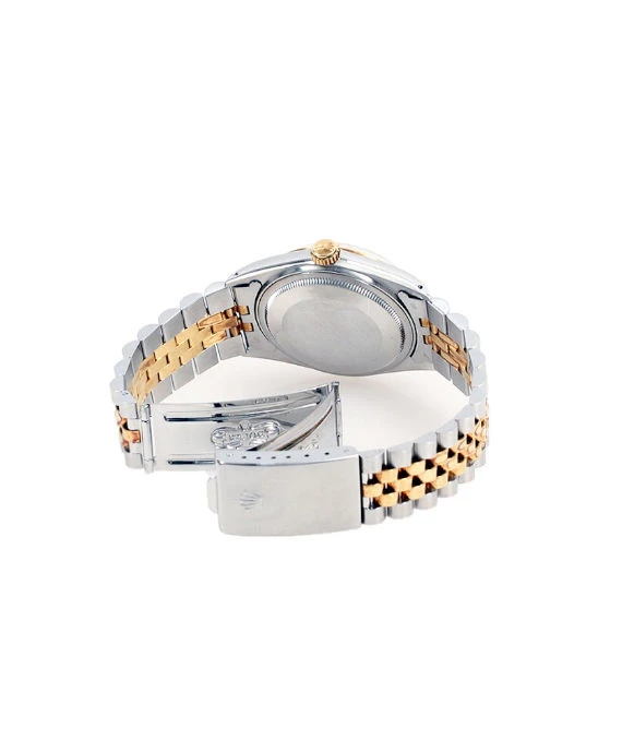 Rolex Datejust 16013 36mm Gold Dial Stainless Steel/Yellow Gold Automatic Mens Watch