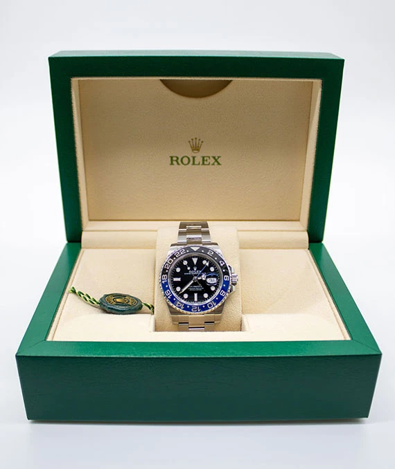 Rolex GMT master II Batman ref no 126710BLNR  stainless steel oyster bracelet Men’s wristwatch 40mm