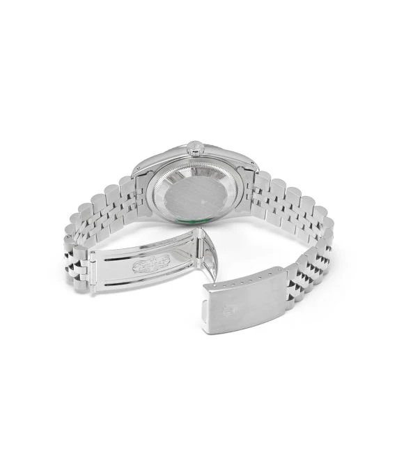 Rolex 1990 Datejust 16234 L Automatic Stainless Steel White Gold Jubilee Bracelet Mens Watch