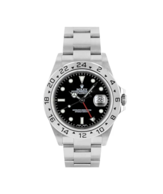 Rolex Explorer 2 16570 40mm Black Dial Stainless Steel Automatic Mens Watch