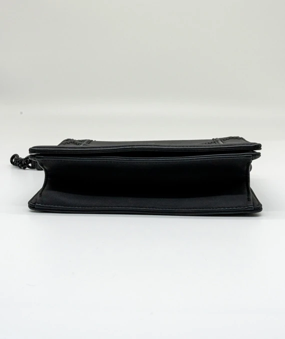 Christian Dior Black Ultra Matte Leather Small Diorama Shoulder Bag
