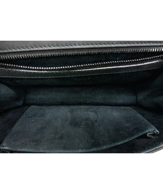 Christian Dior Black Ultra Matte Leather Small Diorama Shoulder Bag