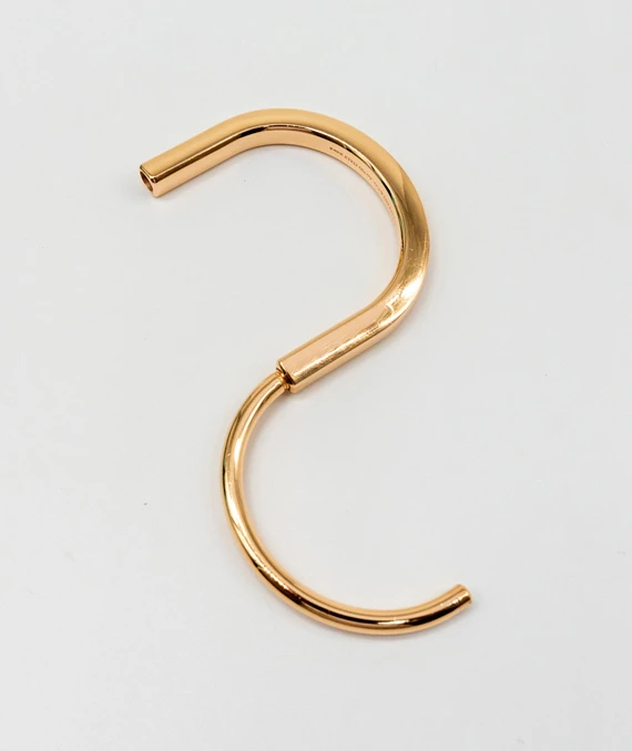 Tiffany  Co. "Tiffany Lock" 18k Rose Gold Medium Size Bangle