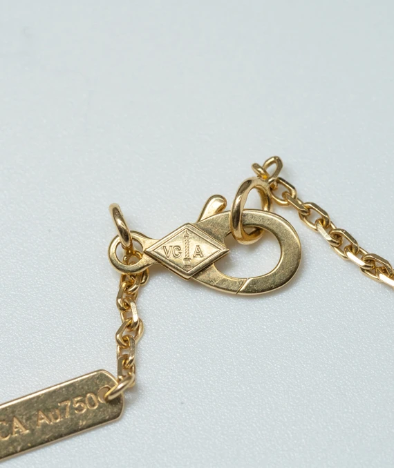 Van Cleef  Arpels Vintage Alhambra Necklace In 18k Yellow Gold