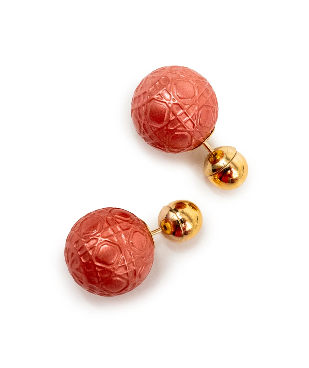 Christian Dior Cannage Tribale Earrings