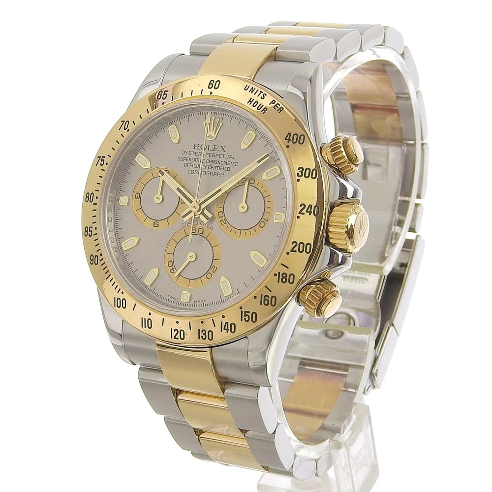 Rolex Cosmograph Daytona mens watch chronograph combination gray dial 116523 Z number