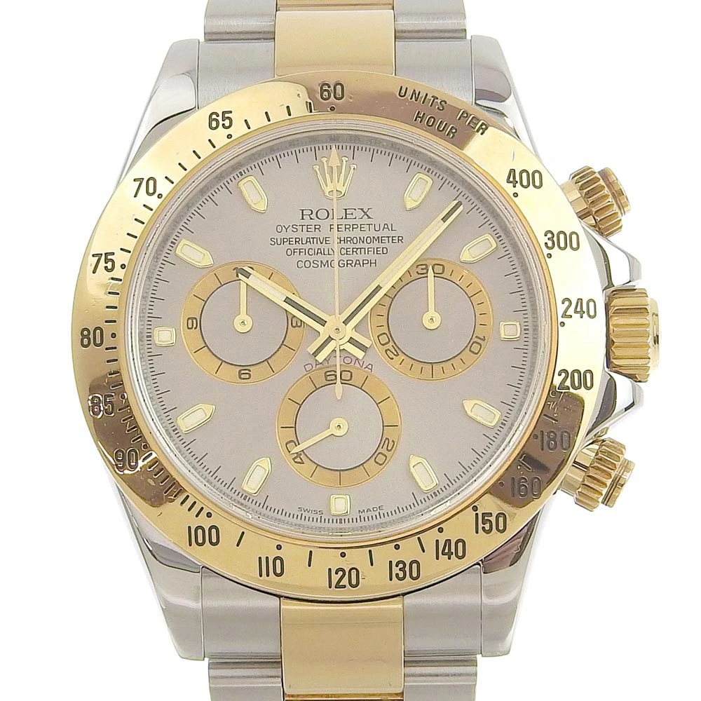 Rolex Cosmograph Daytona mens watch chronograph combination gray dial 116523 Z number