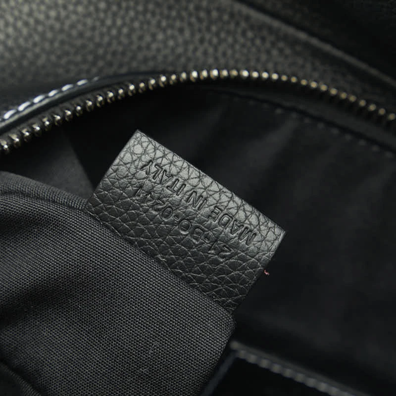 Dior x Peter Doig Black Saddle Crossbody Bag
