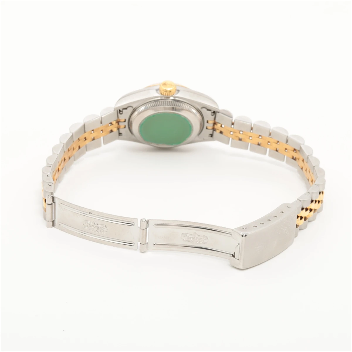 Rolex Champagne 18K Yellow Gold/Stainless Steel Diamond Datejust 69173 Womens Wristwatch 25 mm