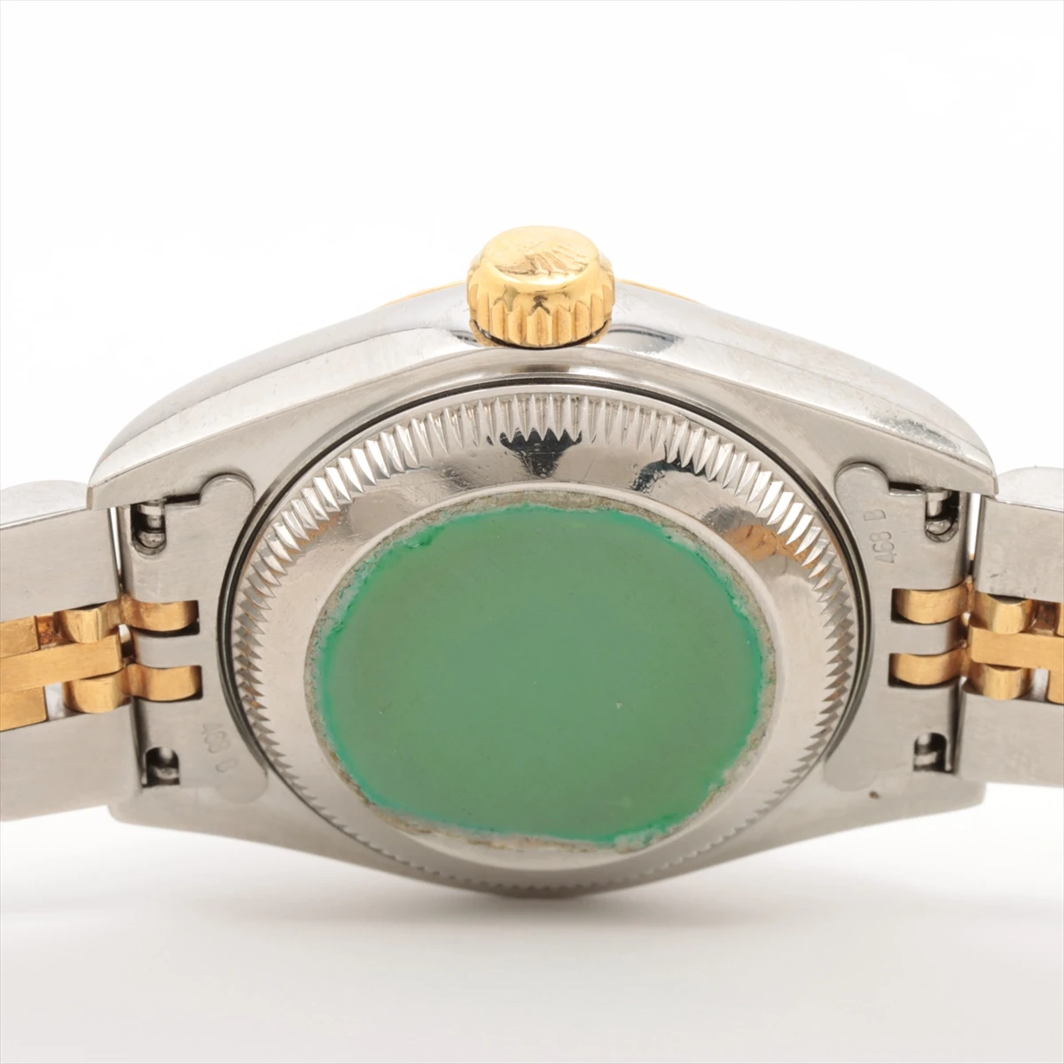 Rolex Champagne 18K Yellow Gold/Stainless Steel Diamond Datejust 69173 Womens Wristwatch 25 mm