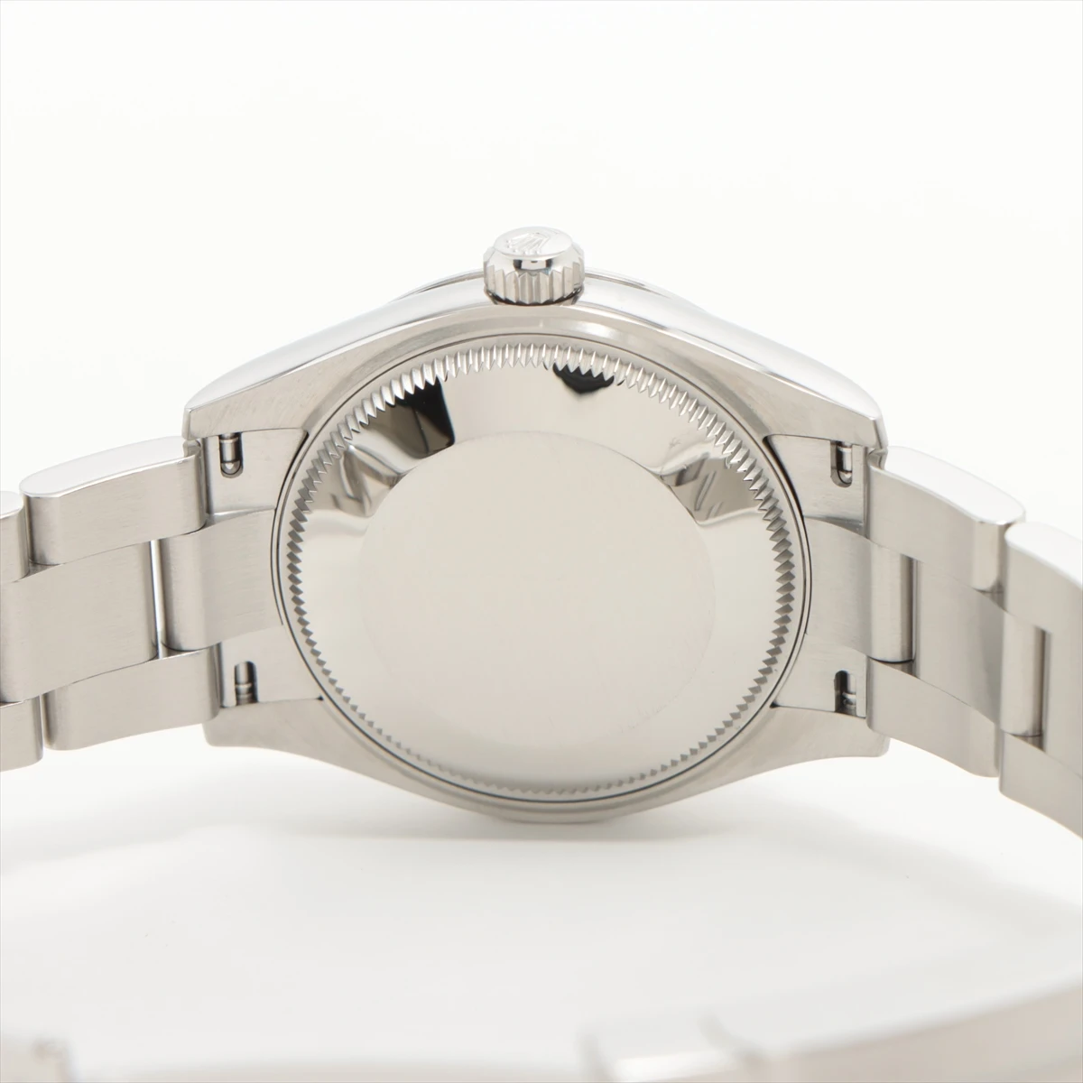 Rolex Red Stainless Steel Oyster Perpetual Automatic Womens Wristwatch 31 mm