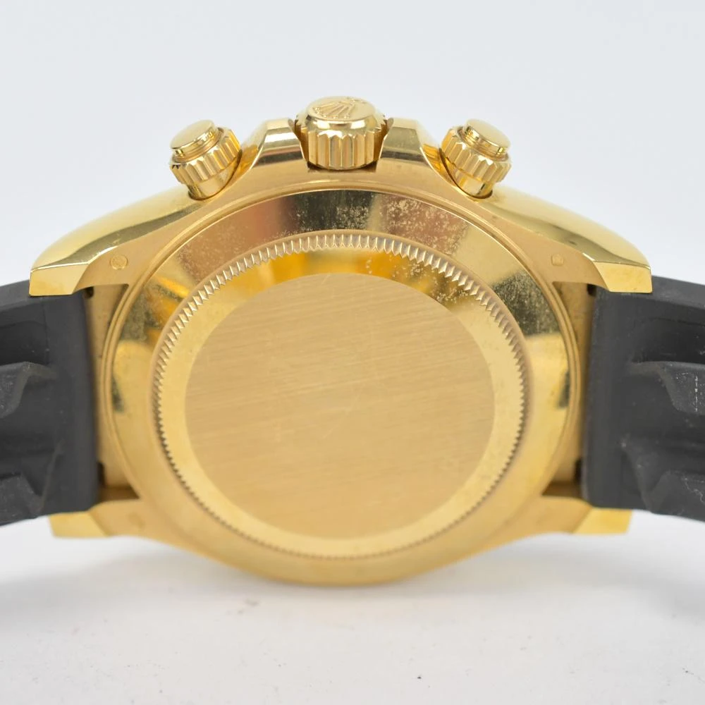 Rolex Black 18k Yellow Gold Cosmograph Daytona 116518LN Automatic Mens Wristwatch
