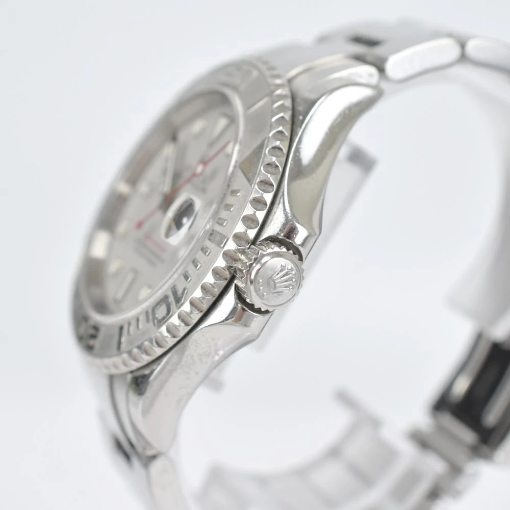 Rolex Silver Stainless Steel Yacht-Master 16622 Mens Wristwatch 40 mm