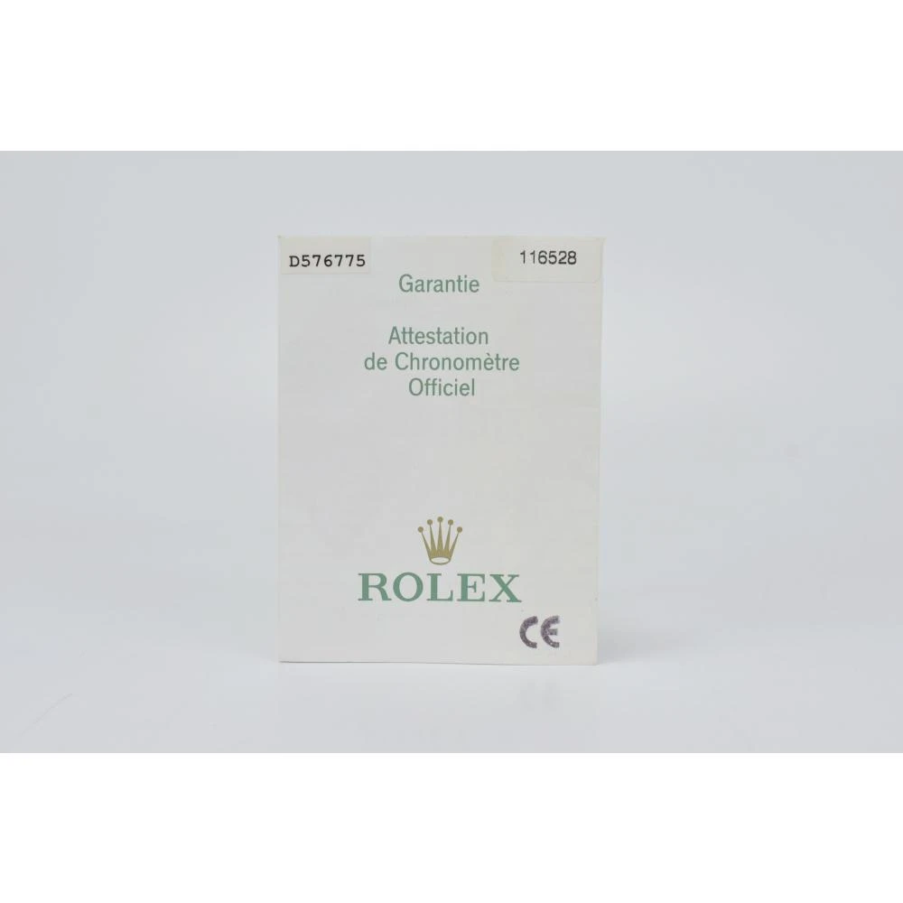 Rolex Daytona 116528G 18k Yellow Gold Black Diamond Dial Automatic Mens Watch