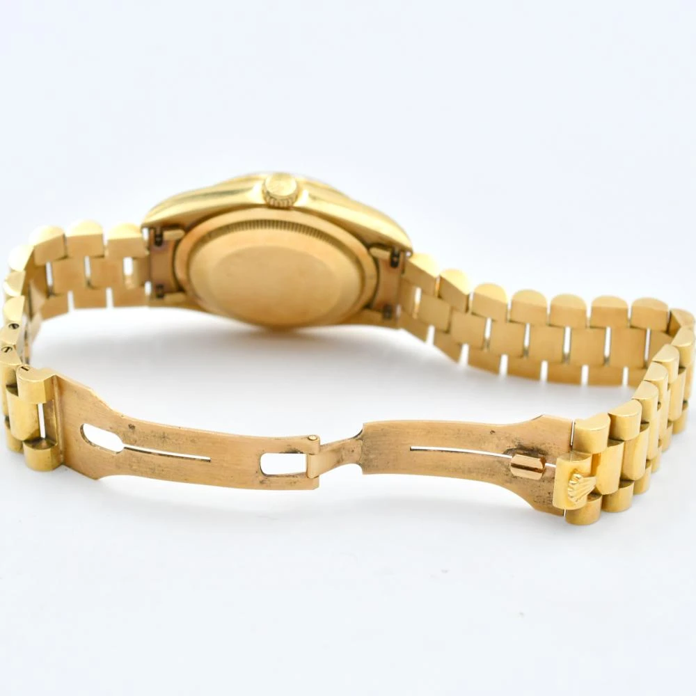 Rolex Champagne 18k Yellow Gold Day-Date 18038 Automatic Mens Wristwatch