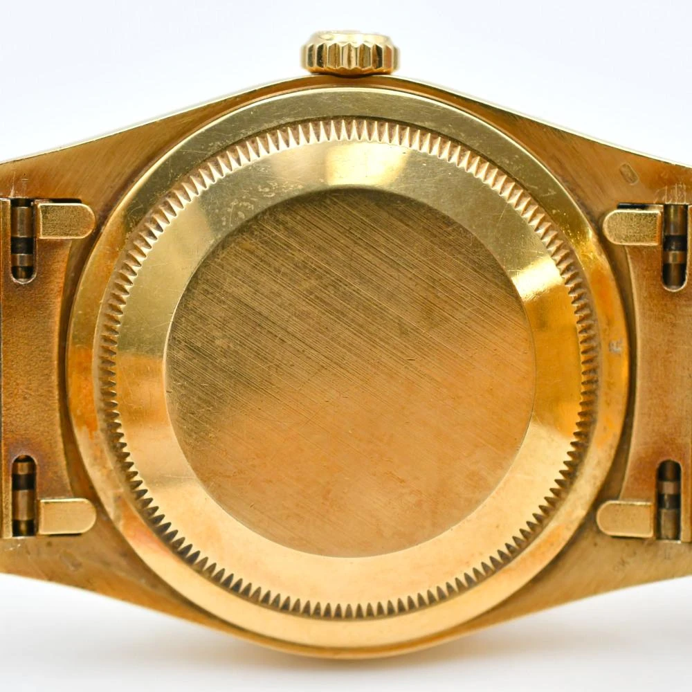 Rolex Champagne 18k Yellow Gold Day-Date 18038 Automatic Mens Wristwatch