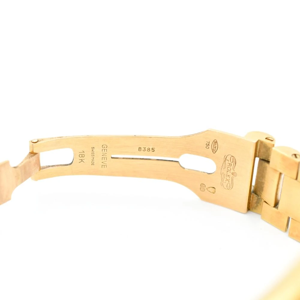 Rolex Champagne 18k Yellow Gold Day-Date 18038 Automatic Mens Wristwatch