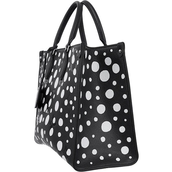 Louis Vuitton LV x YK On the Go MM Monogram Empreinte Infinity Dot Leather