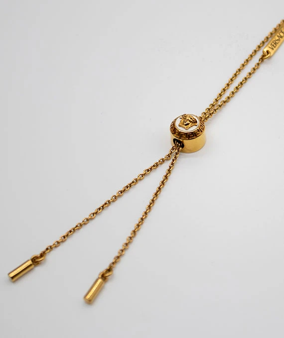 Versace Medusa Head Charm Necklace